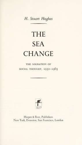Tapa de The sea change