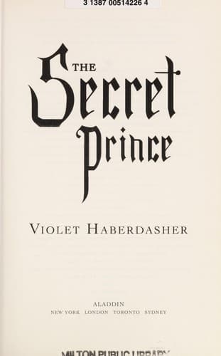 Tapa de The secret prince