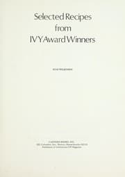 Tapa de Selected recipes from IVY Award winners