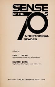 Tapa de The Sense of the 70s