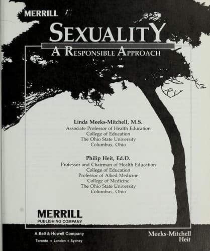 Tapa de Sexuality, a responsible approach