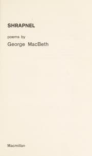 Tapa de Shrapnel: poems