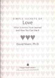 Tapa de Simple secrets of love