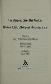 Tapa de The sleeping giant has awoken : the new politics of religion in the United States