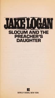 Tapa de Slocum and the Preacher's Daughter (Slocum Series #119)