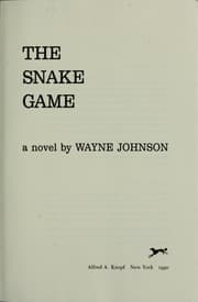 Tapa de The snake game : a novel
