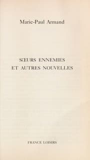 Tapa de Soeurs ennemies et autres nouvelles