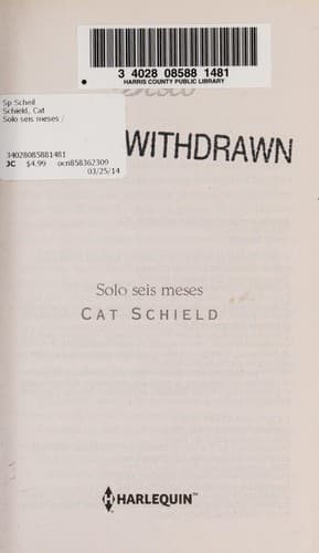 Tapa de Solo seis meses