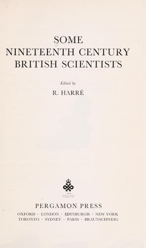 Tapa de Some nineteenth century British scientists