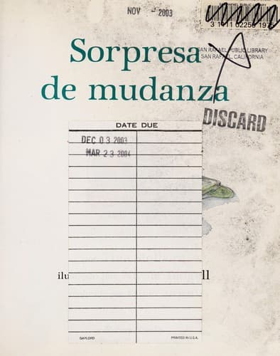 Tapa de Sorpresa de mudanza