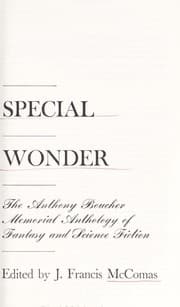 Tapa de Special wonder