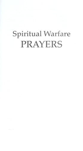 Tapa de Spiritual warfare prayers