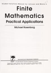 Tapa de Ssm T/A Finite Mathematics