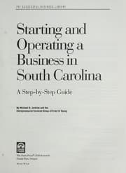 Tapa de Starting and operating a business in South Carolina