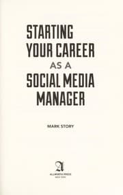 Tapa de Starting your career as a social media manager