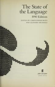 Tapa de The State of the language : 1990 edition