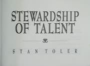 Tapa de Stewardship of talent