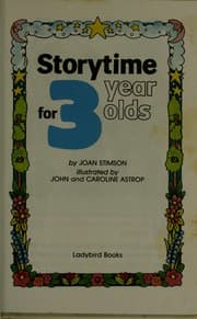 Tapa de Storytime for 3 year olds
