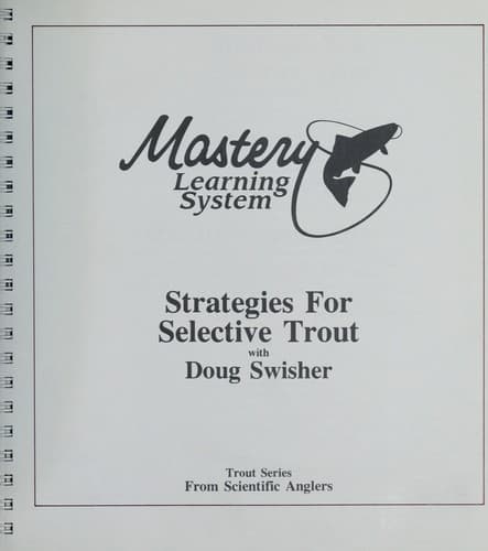 Tapa de Strategies for selective trout