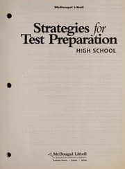 Tapa de Strategies for test preparation