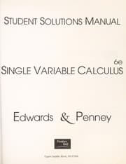 Tapa de Student solutions manual