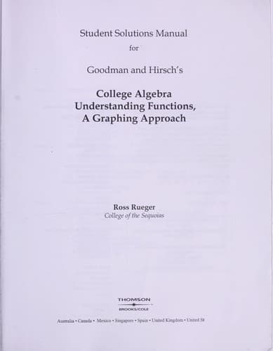 Tapa de College algebra