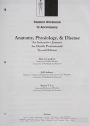 Tapa de Student workbook for anatomy, physiology, and disease
