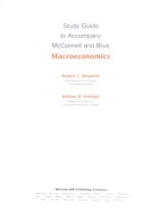Tapa de Study guide to accompany McConnell and Brue macroeconomics