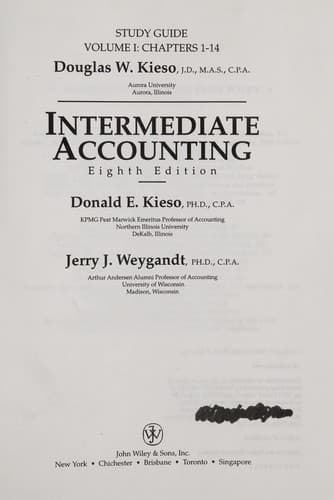 Tapa de Intermediate Accounting, 8th Edition