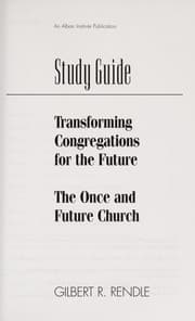 Tapa de Study Guide: Transforming Congregations for the Future