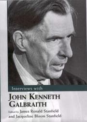 Tapa de Interviews with John Kenneth Galbraith