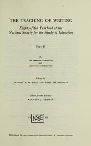 Tapa de The Teaching of writing