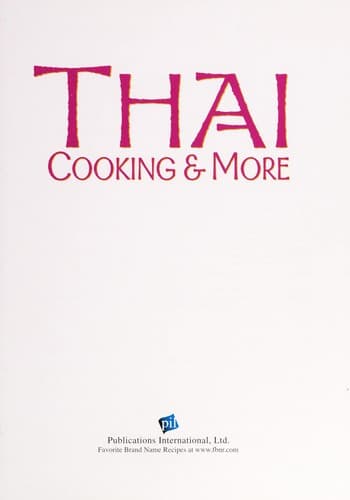 Tapa de Special Interest Plus Thai