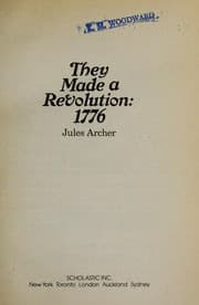 Tapa de They made a revolution: 1776