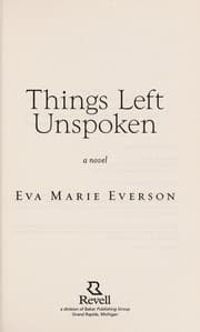 Tapa de Things left unspoken