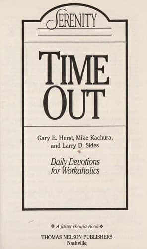 Tapa de Time out