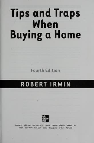 Tapa de Tips and traps when buying a home