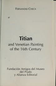 Tapa de Titian and Venetian painting of the 16th century