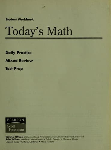 Tapa de Today's math