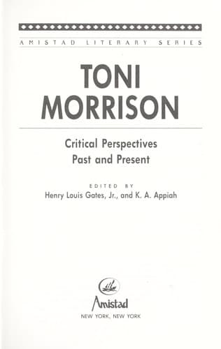 Tapa de Toni Morrison