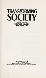 Tapa de Transforming Society