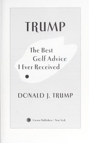 Tapa de The best golf advice I ever received