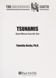 Tapa de Tsunamis
