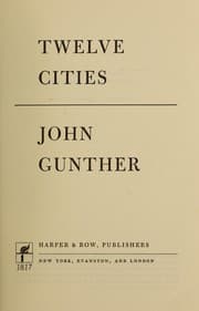 Tapa de Twelve cities