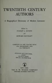 Tapa de Twentieth century authors