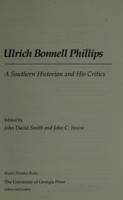 Tapa de Ulrich Bonnell Phillips