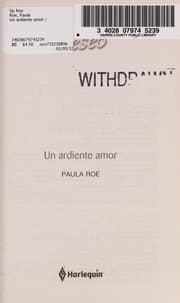 Tapa de Un ardiente amor