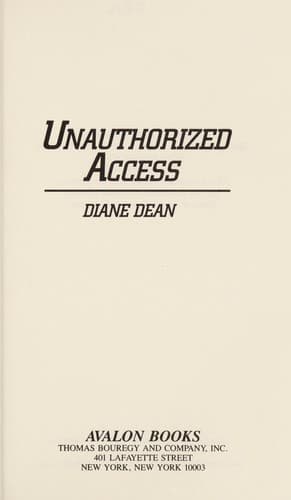 Tapa de Unauthorized Access (Avalon Mysteries)