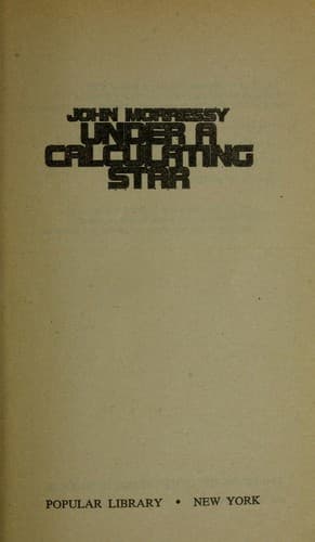 Tapa de Under a calculating star