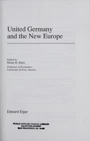 Tapa de United Germany and the new Europe